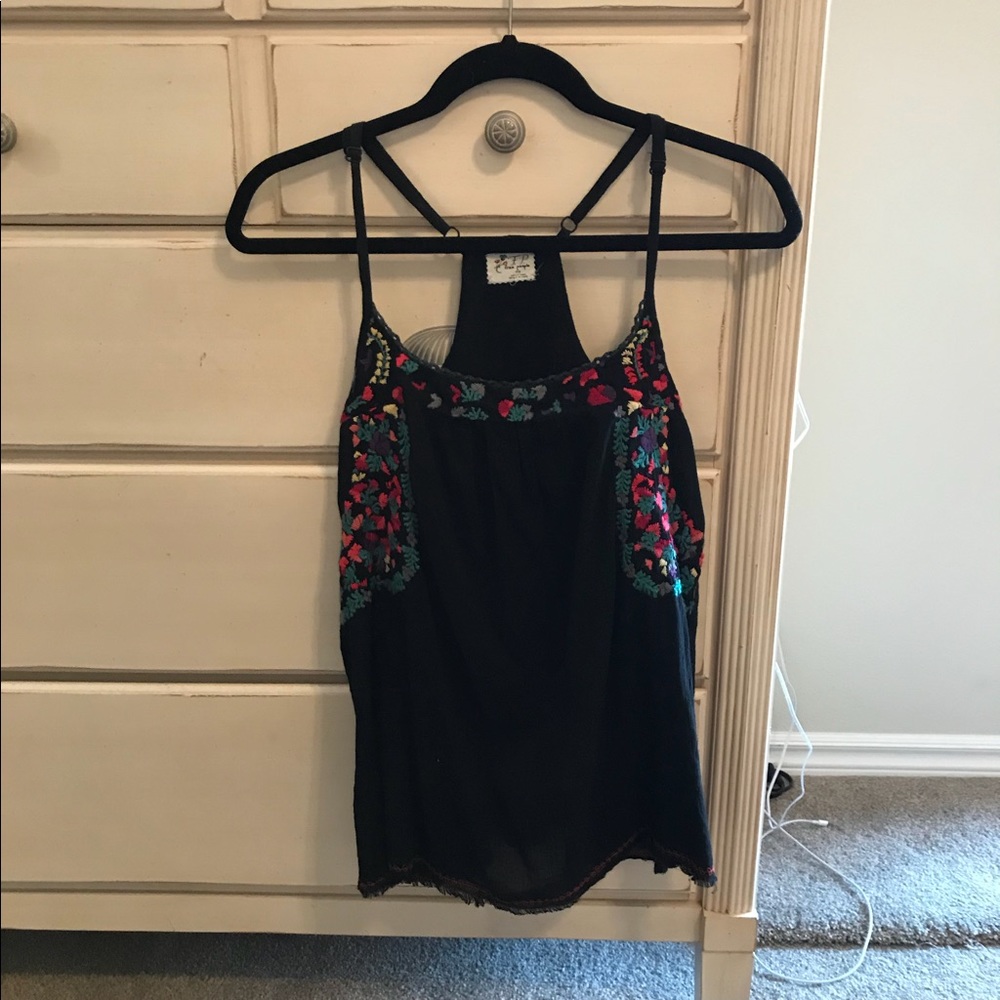 Free people embroidered tank
